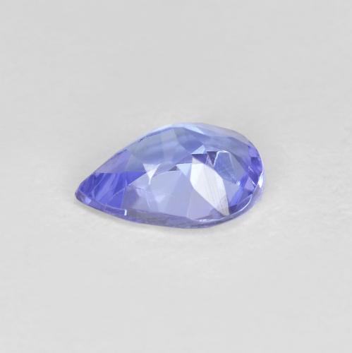 Tanzanite naturale blu da 0,43 ct, taglio a pera, VVS-VS
