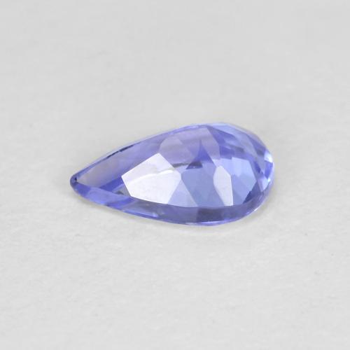 Tanzanite naturale blu da 0,42 ct, taglio a pera, VVS-VS