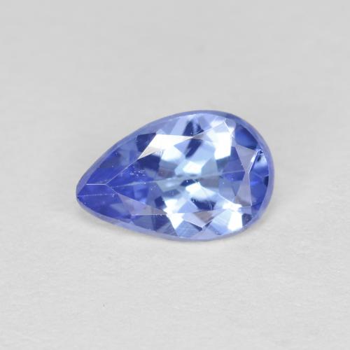 Tanzanite naturale blu da 0,42 ct, taglio a pera, VVS-VS