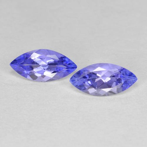 Tanzanite naturale blu da 0,75 ct, marchesa, VS