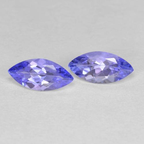 Tanzanite naturale blu da 0,75 ct, marchesa, VS