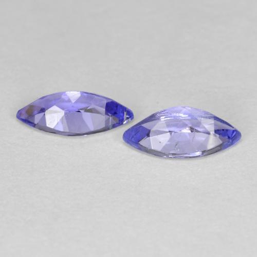 Tanzanite naturale blu da 0,75 ct, marchesa, VS