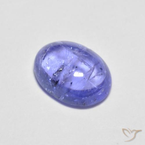 Tanzanite naturale blu da 1,60 ct, taglio ovale, trasparente