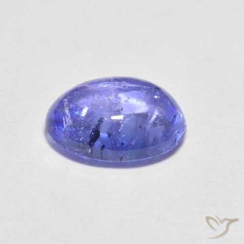 Tanzanite naturale blu da 1,60 ct, taglio ovale, trasparente