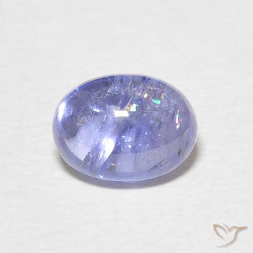 1.83ct Naturale Intenso Viola Blu Tanzanite, Ovale, Trasparente