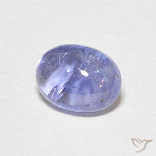 Tanzanite Intenso Viola Blu naturale da 1.83 ct, Ovale, Trasparente