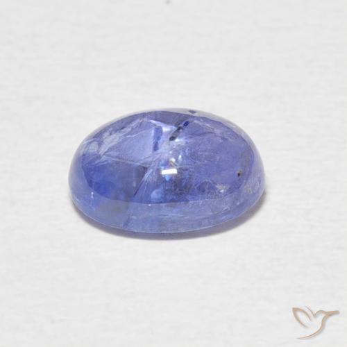 Tanzanite Intenso Viola Blu naturale da 1.83 ct, Ovale, Trasparente