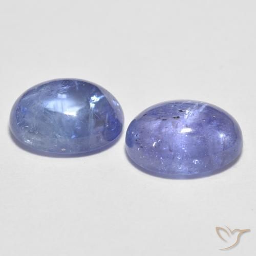 Gemme di Tanzanite Viola elettrico blu naturale da 3.14 ct, Ovale, Trasparente