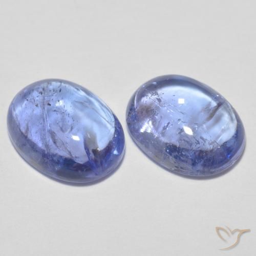 3.04ctw Naturale Azzurro Tanzanite, Ovale, Trasparente