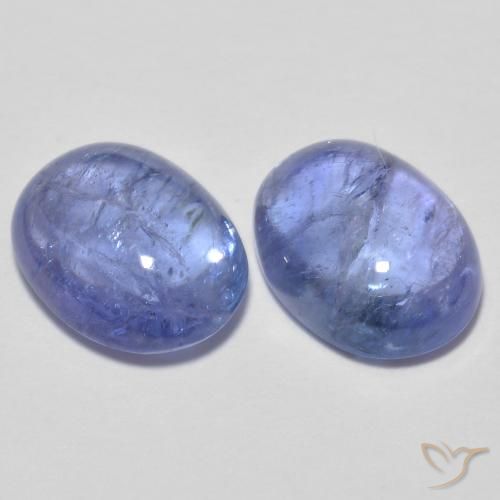 3.11ctw Naturale Viola blu chiaro Tanzanite, Ovale, Trasparente