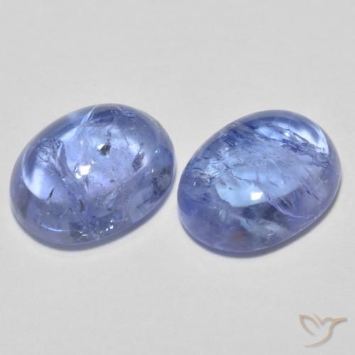 3.64ctw Naturale Blu violaceo chiaro Tanzanite, Ovale, Trasparente