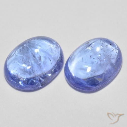 2.88ctw Naturale Azzurro Tanzanite, Ovale, Trasparente