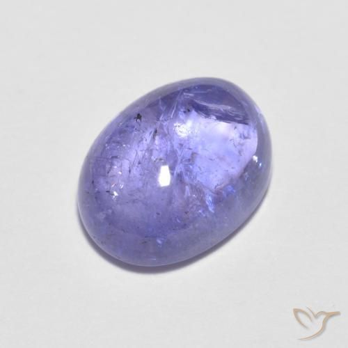 1.95ct Naturale Intenso Viola Blu Tanzanite, Ovale, Trasparente