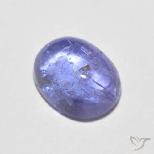 1.96ct Naturale Intenso Viola Blu Tanzanite, Ovale, Trasparente