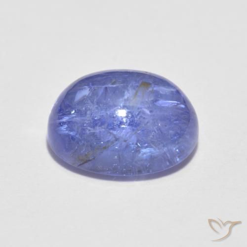Tanzanite Intenso Viola Blu naturale da 1.96 ct, Ovale, Trasparente