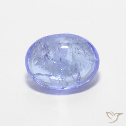 1.62ct Naturale Blu elettrico Tanzanite, Ovale, Trasparente