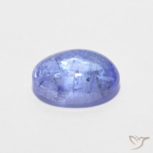 Tanzanite Blu elettrico naturale da 1.62 ct, Ovale, Trasparente