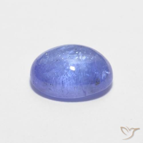 Tanzanite Intenso Viola Blu naturale da 1.72 ct, Ovale, Trasparente