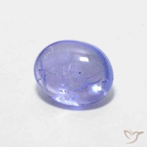 Tanzanite Intenso Viola Blu naturale da 1.50 ct, Ovale, Trasparente