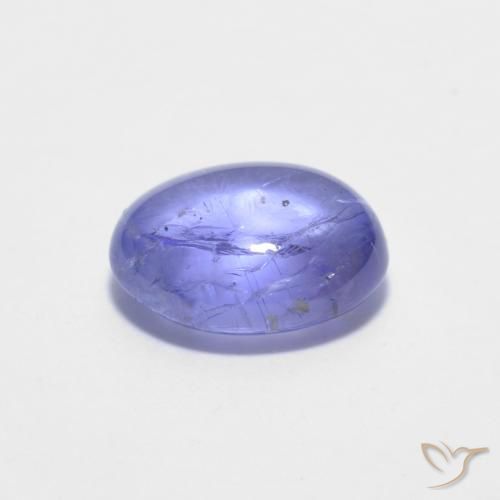Tanzanite Intenso Viola Blu naturale da 1.50 ct, Ovale, Trasparente