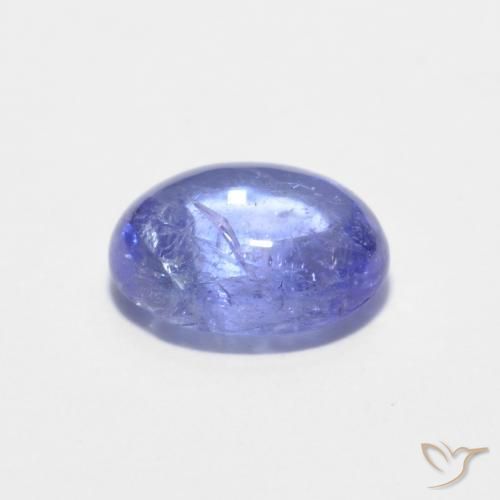 Tanzanite Intenso Viola Blu naturale da 1.51 ct, Ovale, Trasparente