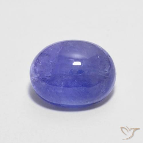 3.08ct Naturale Viola Blu Tanzanite, Ovale, Traslucido