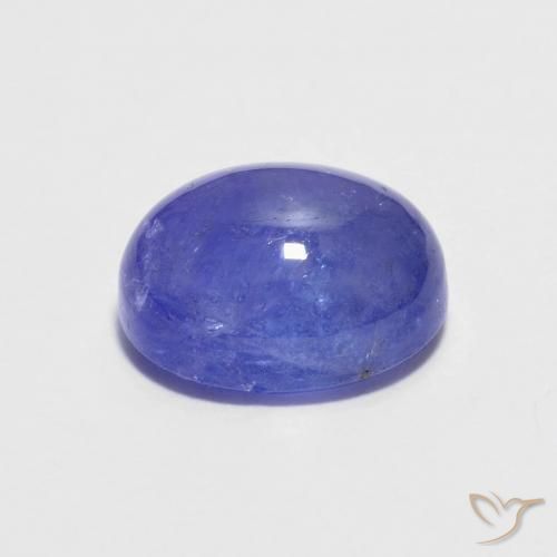 Tanzanite Viola Blu naturale da 3.08 ct, Ovale, Traslucido