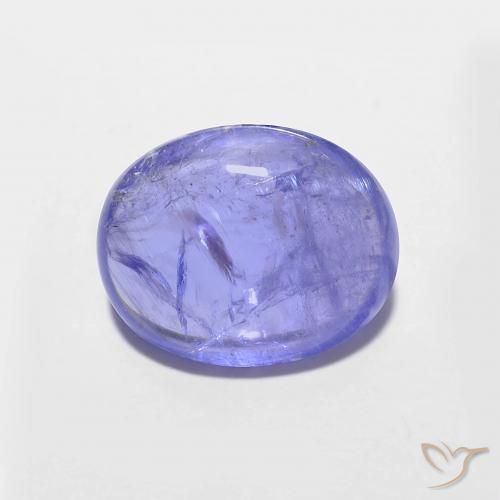 Tanzanite Intenso Viola Blu naturale da 3.01 ct, Ovale, Trasparente