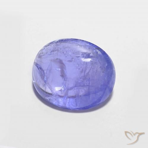 Tanzanite Intenso Viola Blu naturale da 3.01 ct, Ovale, Trasparente