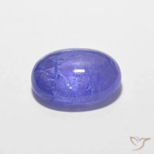 Tanzanite Intenso Viola Blu naturale da 3.01 ct, Ovale, Trasparente