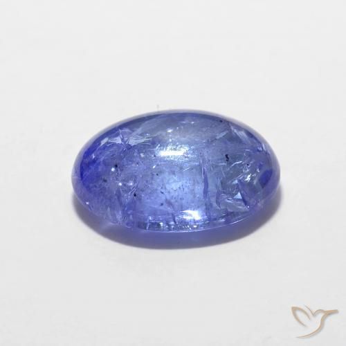 Tanzanite Intenso Viola Blu naturale da 2.69 ct, Taglio ovale, Trasparente