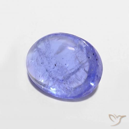 Tanzanite Intenso Viola Blu naturale da 3.42 ct, Ovale, Trasparente