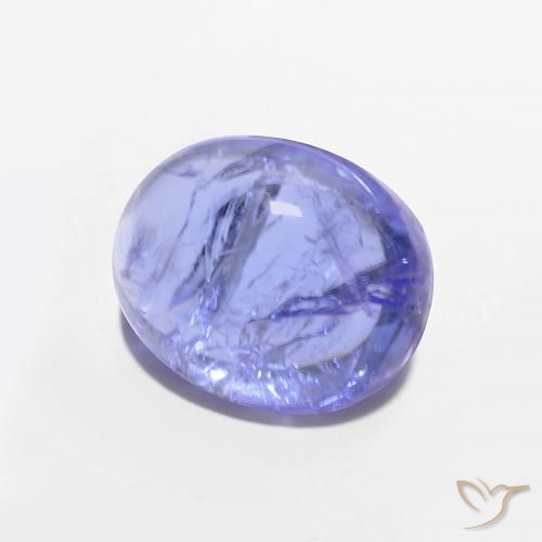 Tanzanite Intenso Viola Blu naturale da 3.54 ct, Ovale, Trasparente