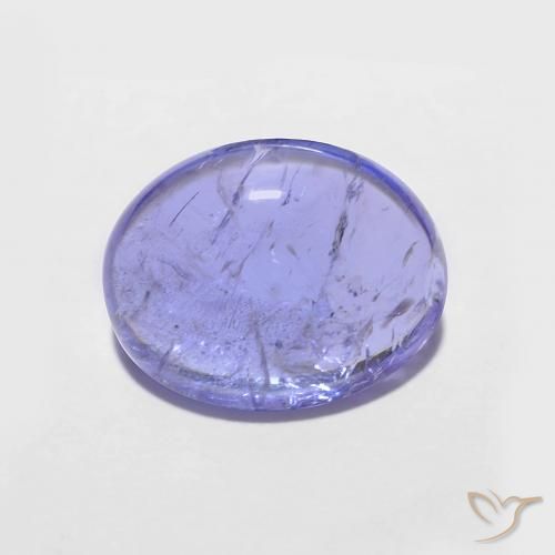 2.99ct Naturale Intenso Viola Blu Tanzanite, Ovale, Trasparente