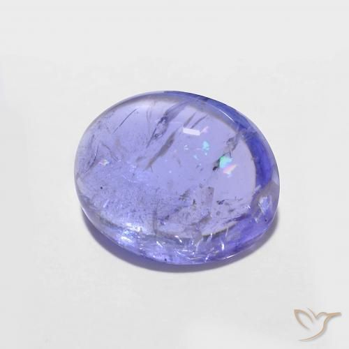 Tanzanite Intenso Viola Blu naturale da 2.99 ct, Ovale, Trasparente