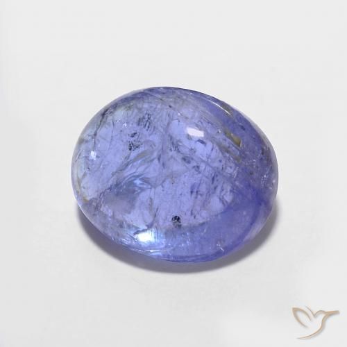 Tanzanite Intenso Viola Blu naturale da 3.69 ct, Ovale, Trasparente