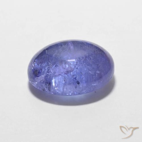 Tanzanite Intenso Viola Blu naturale da 3.69 ct, Ovale, Trasparente