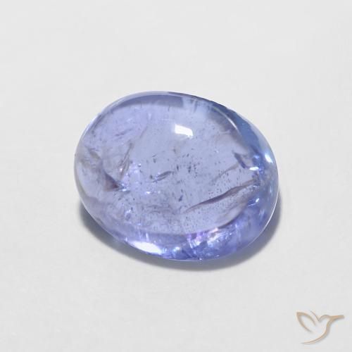 1.86ct Naturale Intenso Viola Blu Tanzanite, Ovale, Trasparente