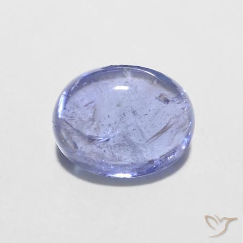 Tanzanite Intenso Viola Blu naturale da 1.86 ct, Ovale, Trasparente