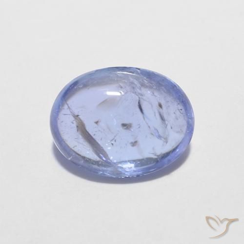 1.37ct Naturale Intenso Viola Blu Tanzanite, Ovale, Trasparente
