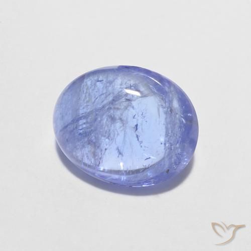 Tanzanite Intenso Viola Blu naturale da 1.64 ct, Ovale, Trasparente