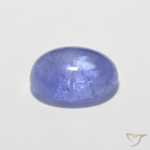 Tanzanite Intenso Viola Blu naturale da 1.64 ct, Ovale, Trasparente