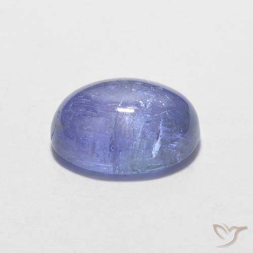 Tanzanite Intenso Viola Blu naturale da 1.70 ct, Ovale, Trasparente