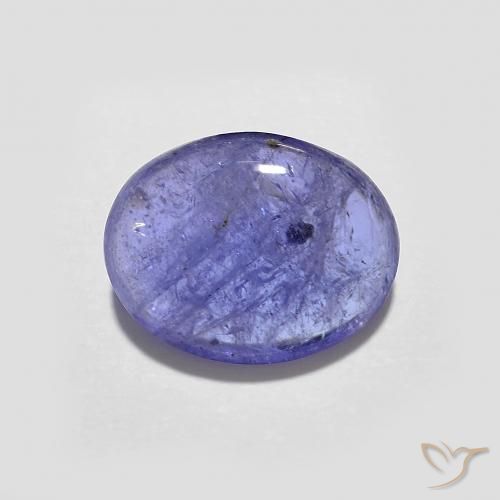 2.10ct Naturale Intenso Viola Blu Tanzanite, Ovale, Trasparente