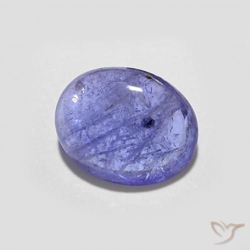 Tanzanite Intenso Viola Blu naturale da 2.10 ct, Ovale, Trasparente