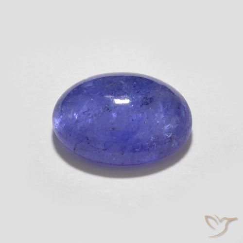 Tanzanite Intenso Viola Blu naturale da 2.10 ct, Ovale, Trasparente