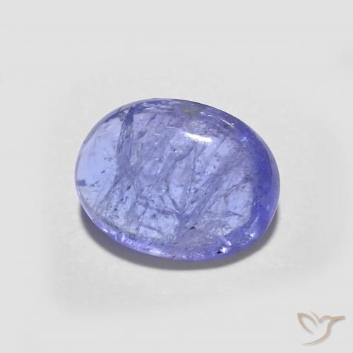 Tanzanite Intenso Viola Blu naturale da 2.12 ct, Ovale, Trasparente