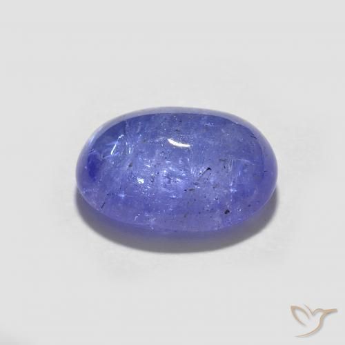 Tanzanite Intenso Viola Blu naturale da 2.12 ct, Ovale, Trasparente