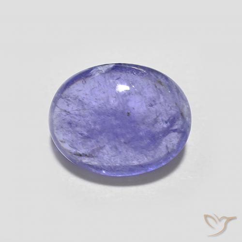 2.41ct Naturale Viola brillante Tanzanite, Ovale, Trasparente