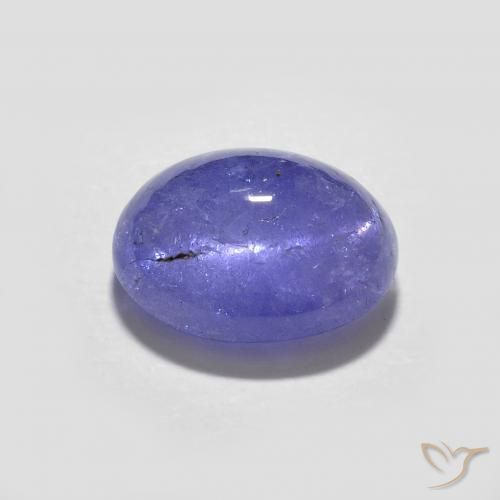 Tanzanite Viola brillante naturale da 2.41 ct, Ovale, Trasparente